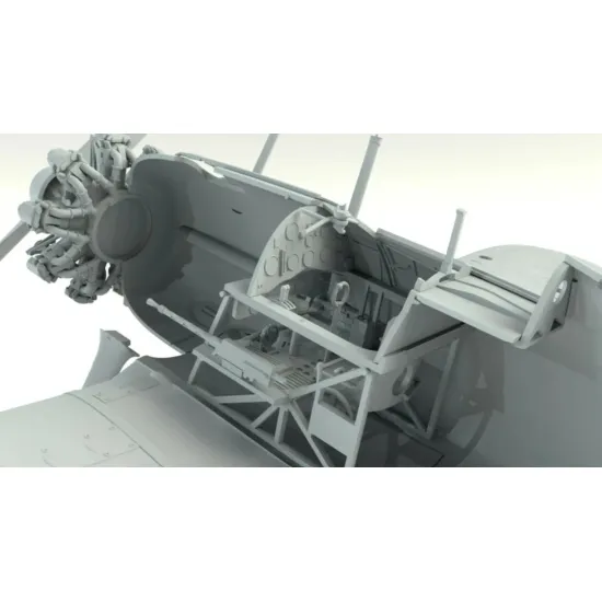 Us Stock Icm 32040 -1/35 Gloster Gladiator Mk.i, Wwii British Fighter Plastic Model Store