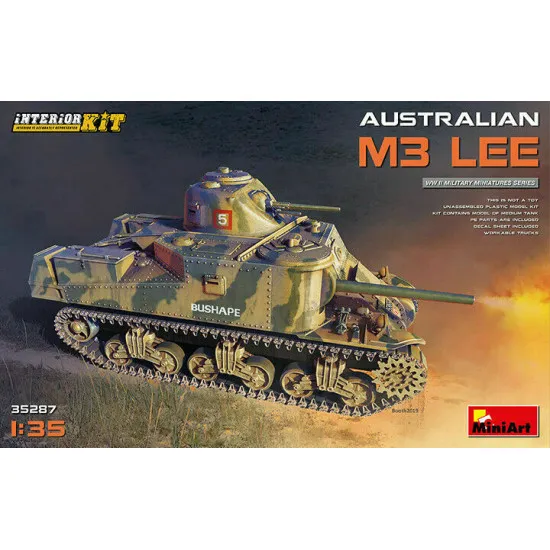 MINIART 35287 Australian M3 Lee. Interior Kit 1/35 SCALE MODEL Military Miniatures