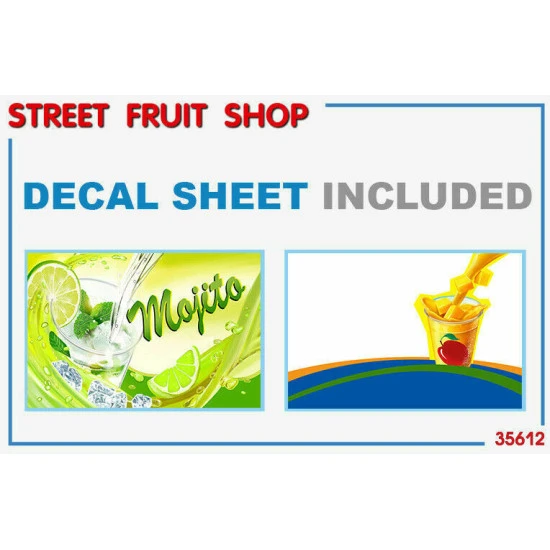 Miniart 35612 - 1/35 Street Fruit Shop Plastic Model Kit