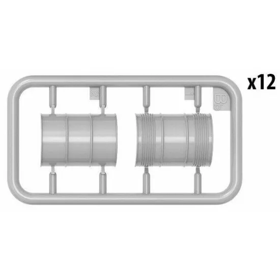Miniart 35615 - Modern Oil Drums 200L 1/35 Scale Plastic Model Kit
