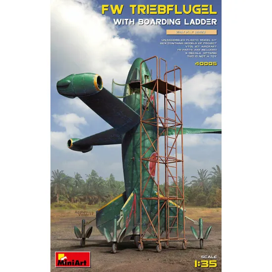 Miniart 40005 - 1/35 FW TRIEBFLUGEL With Boarding Staircas Plastic Models Kit
