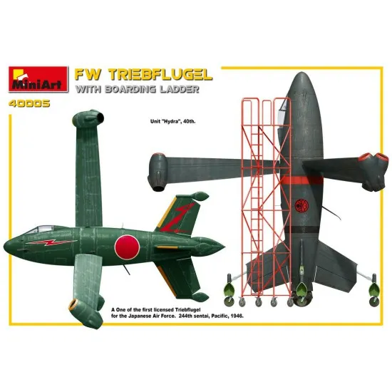 Miniart 40005 - 1/35 FW TRIEBFLUGEL With Boarding Staircas Plastic Models Kit