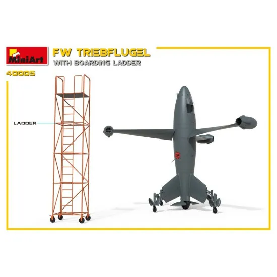 Miniart 40005 - 1/35 FW TRIEBFLUGEL With Boarding Staircas Plastic Models Kit