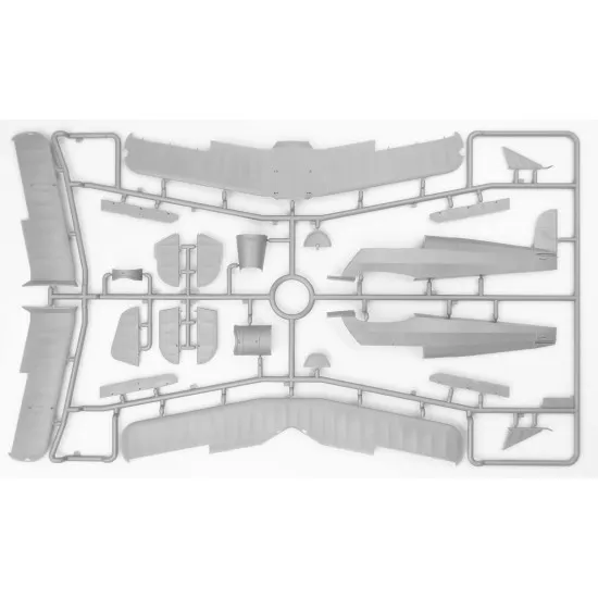 ICM 32034 - 1/32 Bucker Bu 131D with German Cadets (1939-1945) model kit