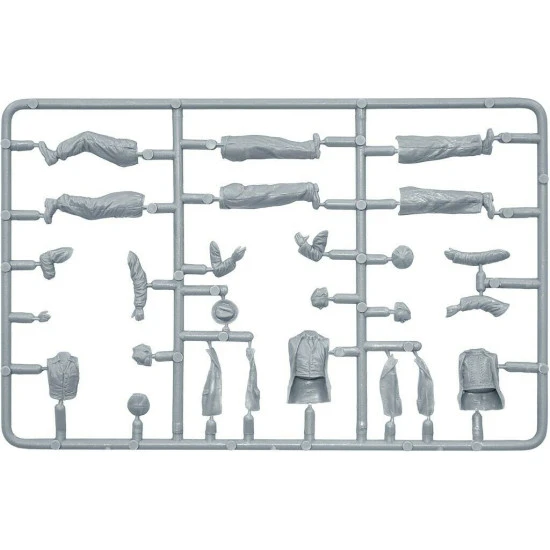 MINIART 38037 - 1/35 - FRENCH CIVILIANS 30-40s. RESIN HEADS 5 figures