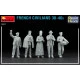 MINIART 38037 - 1/35 - FRENCH CIVILIANS 30-40s. RESIN HEADS 5 figures