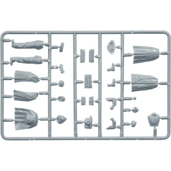 MINIART 38037 - 1/35 - FRENCH CIVILIANS 30-40s. RESIN HEADS 5 figures