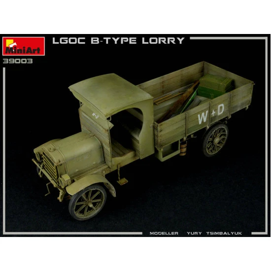 Miniart 39003 - 1/35 British truck of World War I B-Type Plastic model kit