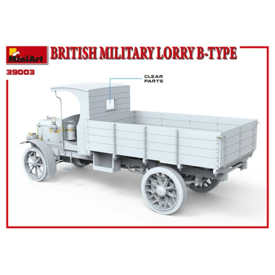 Miniart 39003 - 1/35 British truck of World War I B-Type Plastic model kit
