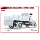 Miniart 39003 - 1/35 British truck of World War I B-Type Plastic model kit