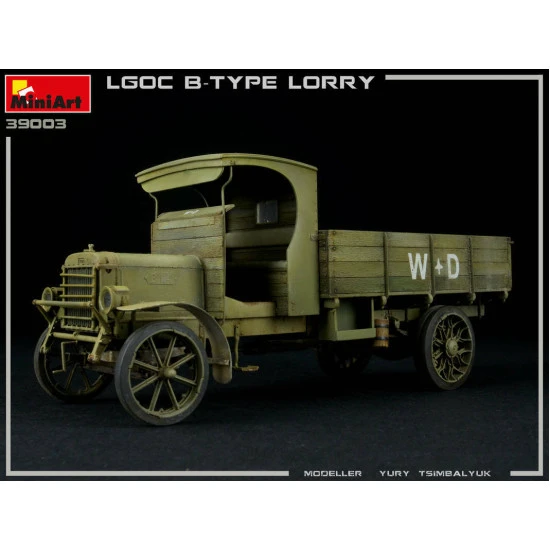 Miniart 39003 - 1/35 British truck of World War I B-Type Plastic model kit