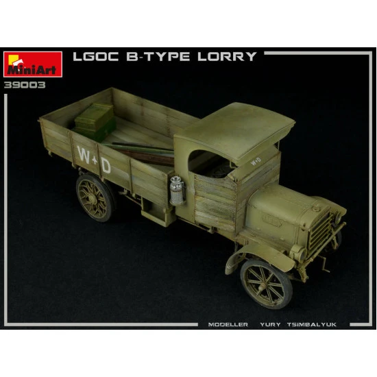 Miniart 39003 - 1/35 British truck of World War I B-Type Plastic model kit