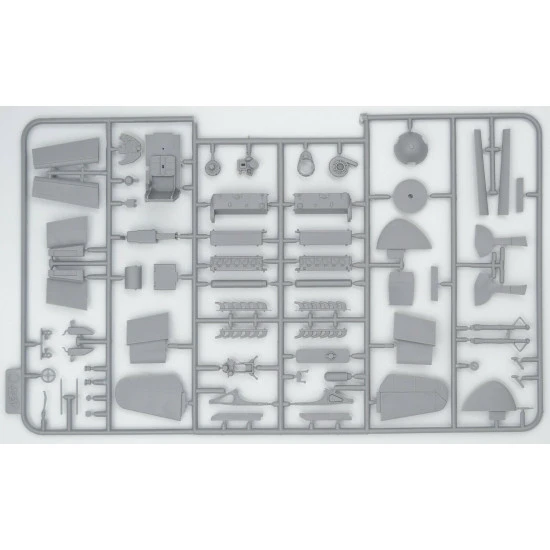 ICM 48805 - 1/48 Bf 109F-4 with German Ground Personnel, scale model kit