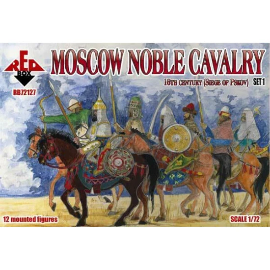 Red Box 72127 - 1/72 - Moscow Noble Cavalry. 16 cent . (Siege of Pskov) Set 1