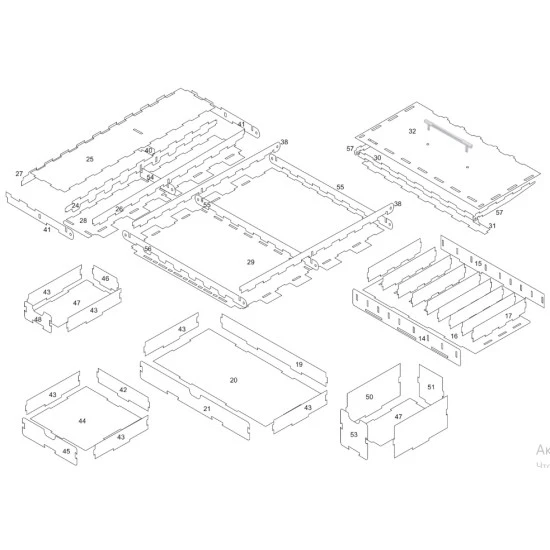 LMG WO-35 Portable workstation for plastic models Laser Model Graving