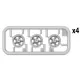 Miniart 35220 -1/35 M3/M4 ROADWHEELS SET. WELDED TYPE AND PRESSED TYPE
