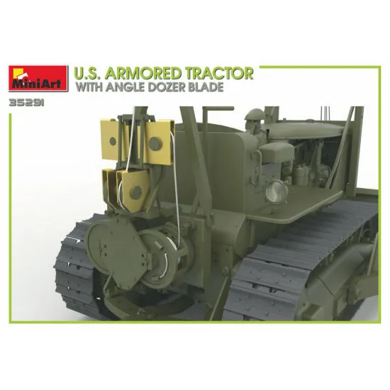 Miniart 35291 - 1/35 U.S. ARMORED TRACTOR WITH ANGLE DOZER BLADE