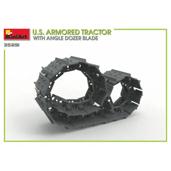 Miniart 35291 - 1/35 U.S. ARMORED TRACTOR WITH ANGLE DOZER BLADE