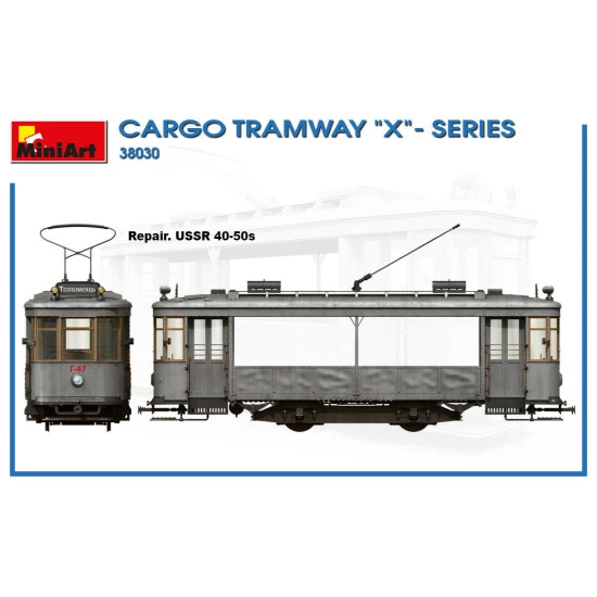 Miniart 38030 - 1/35 CARGO TRAMWAY X SERIES Scale Model Kit