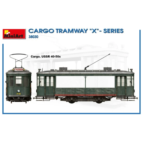 Miniart 38030 - 1/35 CARGO TRAMWAY X SERIES Scale Model Kit