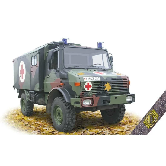 ACE 72451 - 1/72 U1300L 4x4 Krankenwagen Ambulance plastic model kit ACE 72451 - 1/72 U1300L 4x4 Krankenwagen Ambulance plastic model kit