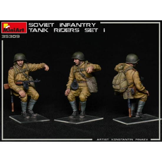 MINIART 35309 1/35 SOVIET INFANTRY TANK RIDERS SET 1