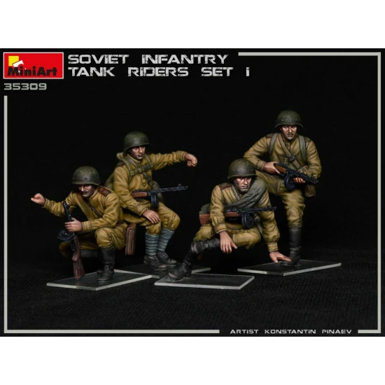 MINIART 35309 1/35 SOVIET INFANTRY TANK RIDERS SET 1