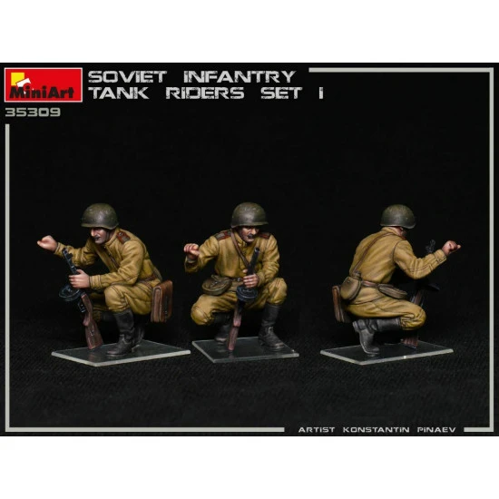MINIART 35309 1/35 SOVIET INFANTRY TANK RIDERS SET 1