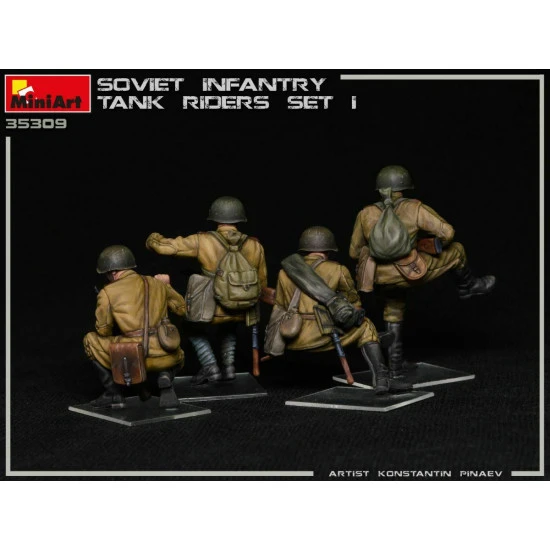 MINIART 35309 1/35 SOVIET INFANTRY TANK RIDERS SET 1