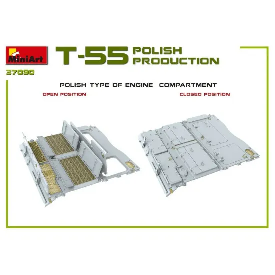 Miniart 37090 - 1/35 WW II T-55A Polish Production Scale Kit