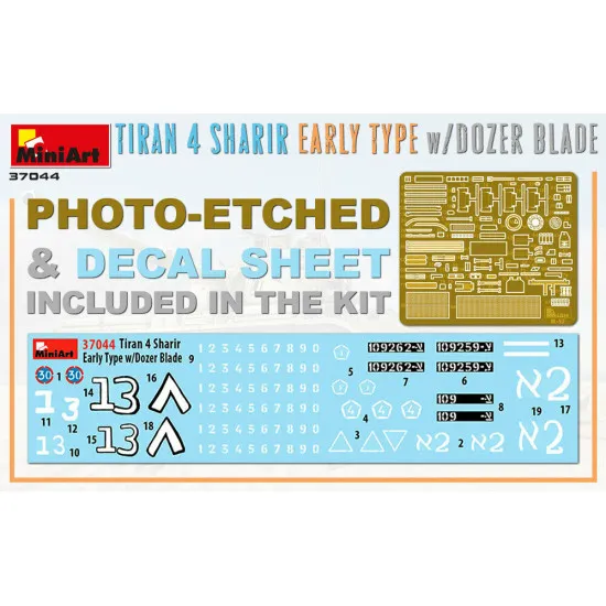Miniart 37044 - 1/35 Tyrant 4 Sharir of the Early Type with a Dozer Blade Kit