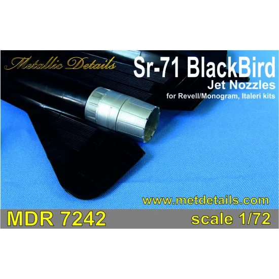 Metallic Details MDR7242 -1/72 - SR-71 Blackbird. Jet nozzles