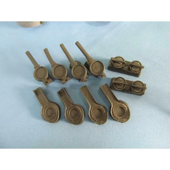 Bundle lot of Metallic Details MDR4854 + MDR4857 1/48 Boeing B-17 Engines + Turbochargers for Revell / Monogram kits