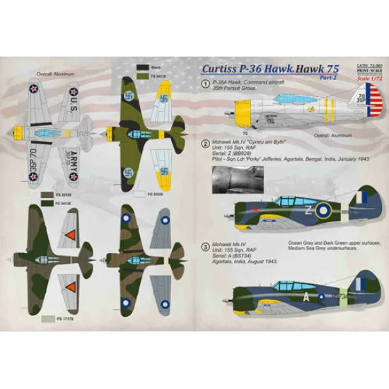 Print Scale 72-381 - 1/72 Avro-504 (wet decal for aircraft)