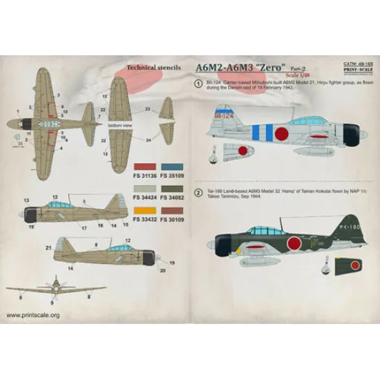 Print Scale 48-165 - 1/48 Gruman F4F Wildcat (wet decal for aircraft)