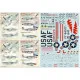 Print Scale 48-171 - 1/48 F-51 Mustang. Units of the Korean War Part 2 (wet decal for aircraft)
