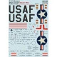 Print Scale 32-029 - 1/32 F-51 Mustang. Units of the Korean War wet decal for aircraft