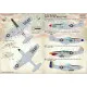 Print Scale 144-022 - 1/144 F-51 Mustang. Units of the Korean War wet decal for aircraft
