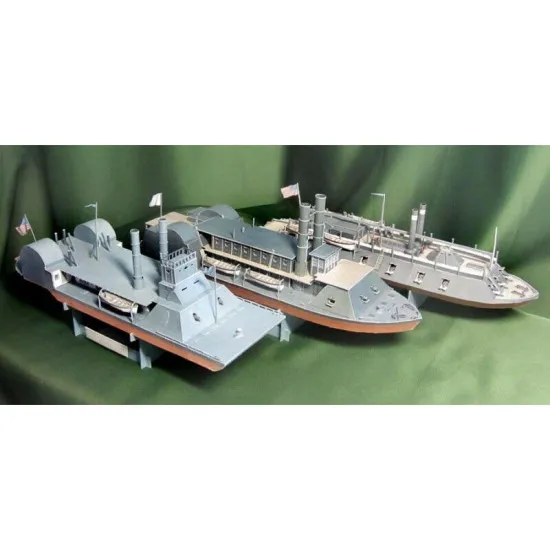 Paper Model Kit Armadillo Indianola 1/200 Orel 263 Navy, USA, 1862