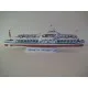 Paper Model Kit Motor ship of project 544 Moskvich 1/100 Orel 266 Civil Fleet