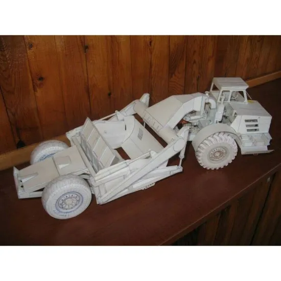 Paper Model Kit Monoaxial tractor MoAZ-546P 1/25 Orel 273 Civil Engineering