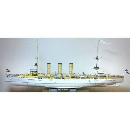 Paper Model Kit Armored cruiser Emden 1/200 Orel 275 Navy Germany 1909