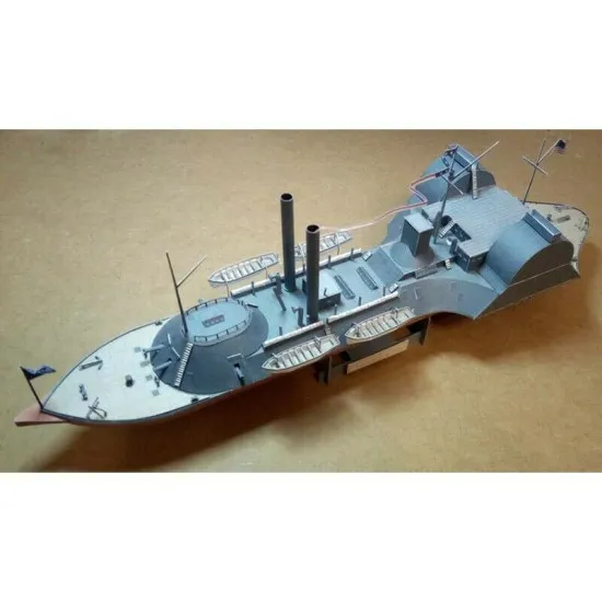 Paper Model Kit Armadillo Choctaw 1/200 Orel 285 Navy USA 1863