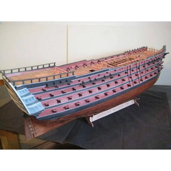 Paper Model Kit Battleship rank Santisima Trinidad 1/100 Orel 286 Navy, Spain, 1795
