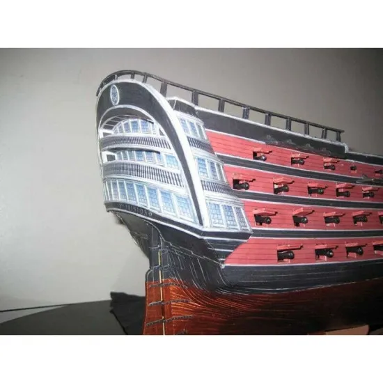 Paper Model Kit Battleship rank Santisima Trinidad 1/100 Orel 286 Navy, Spain, 1795