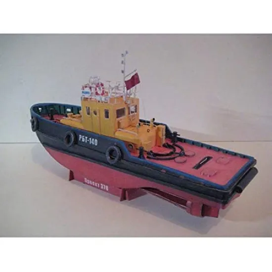 Paper Model Kit Raid tug of project 378 RBT-140 Ladoga 1/50 Orel 287 Civil Fleet USSR, 1955