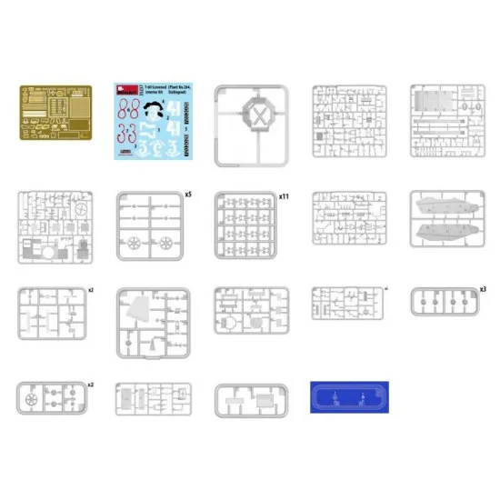 Miniart 35237 - 1/35 - T-60 SCREENED (PLANT NO.264 STALINGRAD) Interior kit