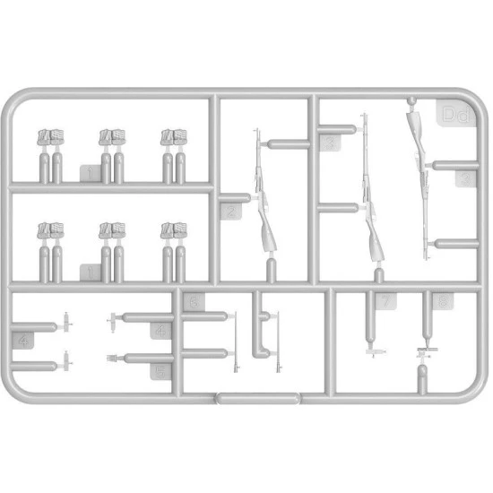 MINIART 35310 - 1/35 - SOVIET INFANTRY TANK RIDERS SET 2 (4 figures)