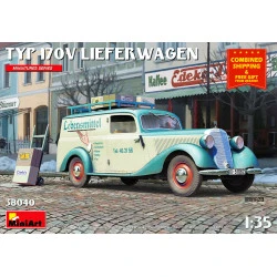 Miniart 38040 - 1/35 TYP 170V LIEFERWAGEN Plastic model kit 122 mm