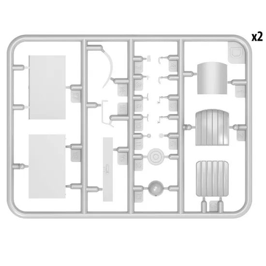 Miniart 38040 - 1/35 TYP 170V LIEFERWAGEN Plastic model kit 122 mm